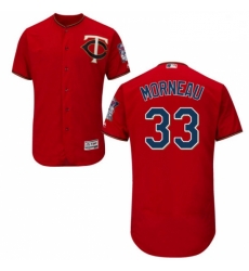 Mens Majestic Minnesota Twins 33 Justin Morneau Authentic Scarlet Alternate Flex Base Authentic Collection MLB Jersey Mens Majestic Minnesota Twins 33 Justin Morneau Authentic Scarlet Alternate Flex Base Authentic Collection MLB Jersey
