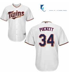 Mens Majestic Minnesota Twins 34 Kirby Puckett Replica White Home Cool Base MLB Jersey Mens Majestic Minnesota Twins 34 Kirby Puckett Replica White Home Cool Base MLB Jersey