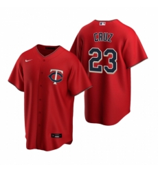 Mens Nike Minnesota Twins 23 Nelson Cruz Red Alternate Stitched Baseball Jersey Mens Nike Minnesota Twins 23 Nelson Cruz Red Alternate Stitched Baseball Jersey