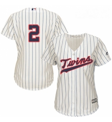 Womens Majestic Minnesota Twins 2 Brian Dozier Authentic Cream Alternate Cool Base MLB Jersey Womens Majestic Minnesota Twins 2 Brian Dozier Authentic Cream Alternate Cool Base MLB Jersey