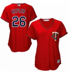 Womens Majestic Minnesota Twins 26 Max Kepler Replica Scarlet Alternate Cool Base MLB Jersey Womens Majestic Minnesota Twins 26 Max Kepler Replica Scarlet Alternate Cool Base MLB Jersey