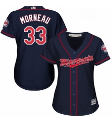 Womens Majestic Minnesota Twins 33 Justin Morneau Authentic Navy Blue Alternate Road Cool Base MLB Jersey Womens Majestic Minnesota Twins 33 Justin Morneau Authentic Navy Blue Alternate Road Cool Base MLB Jersey