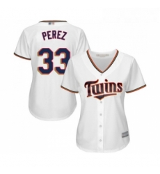 Womens Minnesota Twins 33 Martin Perez Replica White Home Cool Base Baseball Jersey Womens Minnesota Twins 33 Martin Perez Replica White Home Cool Base Baseball Jersey