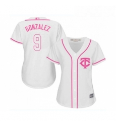 Womens Minnesota Twins 9 Marwin Gonzalez Replica White Fashion Cool Base Baseball Jersey Womens Minnesota Twins 9 Marwin Gonzalez Replica White Fashion Cool Base Baseball Jersey