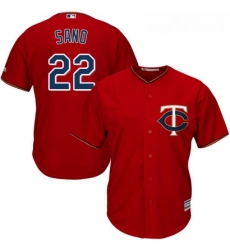 Youth Majestic Minnesota Twins 22 Miguel Sano Authentic Scarlet Alternate Cool Base MLB Jersey Youth Majestic Minnesota Twins 22 Miguel Sano Authentic Scarlet Alternate Cool Base MLB Jersey