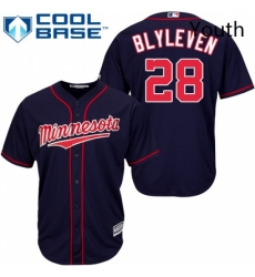 Youth Majestic Minnesota Twins 28 Bert Blyleven Authentic Navy Blue Alternate Road Cool Base MLB Jersey Youth Majestic Minnesota Twins 28 Bert Blyleven Authentic Navy Blue Alternate Road Cool Base MLB Jersey