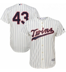 Youth Majestic Minnesota Twins 43 Addison Reed Replica Cream Alternate Cool Base MLB Jersey Youth Majestic Minnesota Twins 43 Addison Reed Replica Cream Alternate Cool Base MLB Jersey
