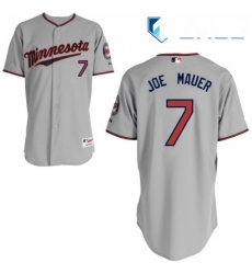 Youth Majestic Minnesota Twins 7 Joe Mauer Authentic Grey Road Cool Base MLB Jersey Youth Majestic Minnesota Twins 7 Joe Mauer Authentic Grey Road Cool Base MLB Jersey