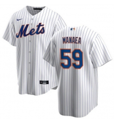Men New York Mets 59 Sean Manaea White Cool Base Stitched Baseball Jersey Men New York Mets 59 Sean Manaea White Cool Base Stitched Baseball Jersey