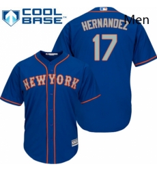 Mens Majestic New York Mets 17 Keith Hernandez Replica Royal Blue Alternate Road Cool Base MLB Jersey Mens Majestic New York Mets 17 Keith Hernandez Replica Royal Blue Alternate Road Cool Base MLB Jersey