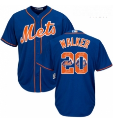 Mens Majestic New York Mets 20 Neil Walker Authentic Royal Blue Team Logo Fashion Cool Base MLB Jersey Mens Majestic New York Mets 20 Neil Walker Authentic Royal Blue Team Logo Fashion Cool Base MLB Jersey