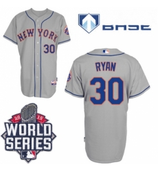 Mens Majestic New York Mets 30 Nolan Ryan Authentic Grey Road Cool Base 2015 World Series MLB Jersey Mens Majestic New York Mets 30 Nolan Ryan Authentic Grey Road Cool Base 2015 World Series MLB Jersey