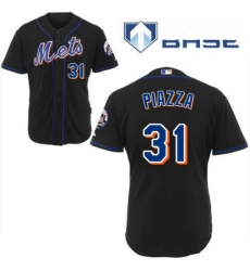 Mens Majestic New York Mets 31 Mike Piazza Replica Black Cool Base MLB Jersey Mens Majestic New York Mets 31 Mike Piazza Replica Black Cool Base MLB Jersey