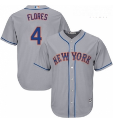 Mens Majestic New York Mets 4 Lenny Dykstra Replica Grey Road Cool Base MLB Jersey Mens Majestic New York Mets 4 Lenny Dykstra Replica Grey Road Cool Base MLB Jersey