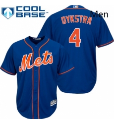Mens Majestic New York Mets 4 Lenny Dykstra Replica Royal Blue Alternate Home Cool Base MLB Jersey Mens Majestic New York Mets 4 Lenny Dykstra Replica Royal Blue Alternate Home Cool Base MLB Jersey