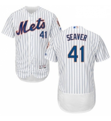 Mens Majestic New York Mets 41 Tom Seaver White Home Flex Base Authentic Collection MLB Jersey Mens Majestic New York Mets 41 Tom Seaver White Home Flex Base Authentic Collection MLB Jersey