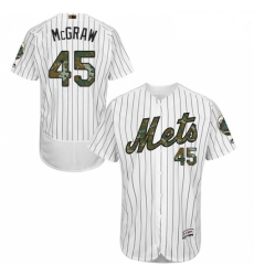 Mens Majestic New York Mets 45 Tug McGraw Authentic White 2016 Memorial Day Fashion Flex Base MLB Jersey Mens Majestic New York Mets 45 Tug McGraw Authentic White 2016 Memorial Day Fashion Flex Base MLB Jersey