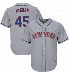Mens Majestic New York Mets 45 Tug McGraw Replica Grey Road Cool Base MLB Jersey Mens Majestic New York Mets 45 Tug McGraw Replica Grey Road Cool Base MLB Jersey