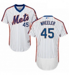 Mens Majestic New York Mets 45 Zack Wheeler White Alternate Flex Base Authentic Collection MLB Jersey Mens Majestic New York Mets 45 Zack Wheeler White Alternate Flex Base Authentic Collection MLB Jersey