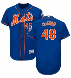Mens Majestic New York Mets 48 Jacob deGrom Royal Blue Alternate Flex Base Authentic Collection MLB Jersey Mens Majestic New York Mets 48 Jacob deGrom Royal Blue Alternate Flex Base Authentic Collection MLB Jersey
