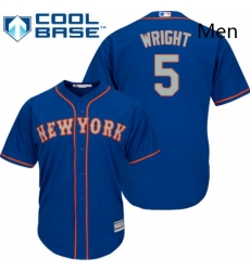 Mens Majestic New York Mets 5 David Wright Replica Royal Blue Alternate Road Cool Base MLB Jersey Mens Majestic New York Mets 5 David Wright Replica Royal Blue Alternate Road Cool Base MLB Jersey