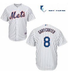 Mens Majestic New York Mets 8 Gary Carter Replica White Home Cool Base MLB Jersey Mens Majestic New York Mets 8 Gary Carter Replica White Home Cool Base MLB Jersey