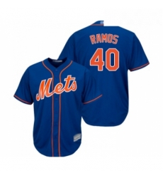 Mens New York Mets 40 Wilson Ramos Replica Royal Blue Alternate Home Cool Base Baseball Jersey Mens New York Mets 40 Wilson Ramos Replica Royal Blue Alternate Home Cool Base Baseball Jersey