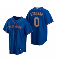 Mens Nike New York Mets 0 Marcus Stroman Royal Alternate Road Stitched Baseball Jersey Mens Nike New York Mets 0 Marcus Stroman Royal Alternate Road Stitched Baseball Jersey