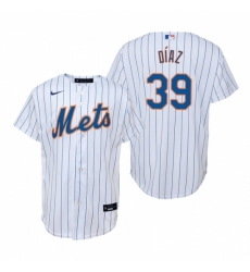 Mens Nike New York Mets 39 Edwin Diaz White Home Stitched Baseball Jersey Mens Nike New York Mets 39 Edwin Diaz White Home Stitched Baseball Jersey