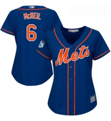 Mets #6 Jeff McNeil Blue Alternate Women's Stitched Baseball Jersey Mets #6 Jeff McNeil Blue Alternate Women's Stitched Baseball Jersey