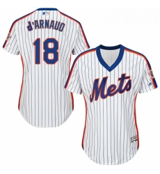 Womens Majestic New York Mets 18 Travis dArnaud Replica White Alternate Cool Base MLB Jersey Womens Majestic New York Mets 18 Travis dArnaud Replica White Alternate Cool Base MLB Jersey
