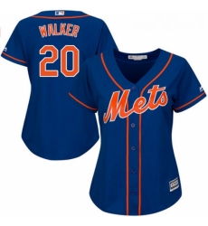 Womens Majestic New York Mets 20 Neil Walker Replica Royal Blue Alternate Home Cool Base MLB Jersey Womens Majestic New York Mets 20 Neil Walker Replica Royal Blue Alternate Home Cool Base MLB Jersey