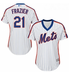 Womens Majestic New York Mets 21 Todd Frazier Authentic White Alternate Cool Base MLB Jersey Womens Majestic New York Mets 21 Todd Frazier Authentic White Alternate Cool Base MLB Jersey