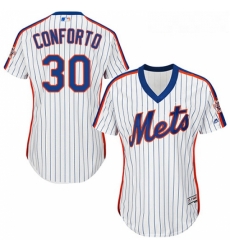 Womens Majestic New York Mets 30 Michael Conforto Authentic White Alternate Cool Base MLB Jersey Womens Majestic New York Mets 30 Michael Conforto Authentic White Alternate Cool Base MLB Jersey