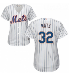 Womens Majestic New York Mets 32 Steven Matz Authentic White Home Cool Base MLB Jersey Womens Majestic New York Mets 32 Steven Matz Authentic White Home Cool Base MLB Jersey