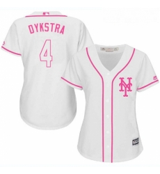 Womens Majestic New York Mets 4 Lenny Dykstra Authentic White Fashion Cool Base MLB Jersey Womens Majestic New York Mets 4 Lenny Dykstra Authentic White Fashion Cool Base MLB Jersey