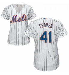 Womens Majestic New York Mets 41 Tom Seaver Authentic White Home Cool Base MLB Jersey Womens Majestic New York Mets 41 Tom Seaver Authentic White Home Cool Base MLB Jersey