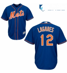 Youth Majestic New York Mets 12 Juan Lagares Replica Royal Blue Alternate Home Cool Base MLB Jersey Youth Majestic New York Mets 12 Juan Lagares Replica Royal Blue Alternate Home Cool Base MLB Jersey