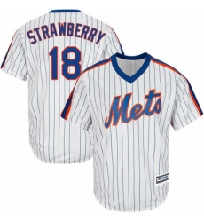 Youth Majestic New York Mets 18 Darryl Strawberry Replica White Alternate Cool Base MLB Jersey Youth Majestic New York Mets 18 Darryl Strawberry Replica White Alternate Cool Base MLB Jersey