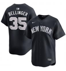 Men New York Yankees 35 Cody Bellinger Navy 2024 Alternate Limited Stitched Baseball Jersey Men New York Yankees 35 Cody Bellinger Navy 2024 Alternate Limited Stitched Baseball Jersey
