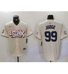 Men New York Yankees 99 Aaron Judge Cream The Bronx Graffiti V2 Vapor Limited Stitched Baseball Jersey Men New York Yankees 99 Aaron Judge Cream The Bronx Graffiti V2 Vapor Limited Stitched Baseball Jersey