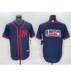 Men New York Yankees Big LOGO Navy Cool Base Stitched Baseball Jersey 24 Men New York Yankees Big LOGO Navy Cool Base Stitched Baseball Jersey 24