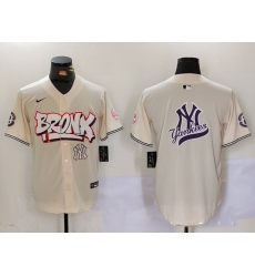 Men New York Yankees Blank Cream The Bronx Graffiti V2 Vapor Limited Stitched Baseball Jersey 7 Men New York Yankees Blank Cream The Bronx Graffiti V2 Vapor Limited Stitched Baseball Jersey 7