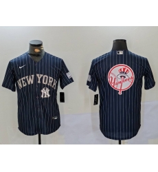 Men New York Yankees Navy Team Big Logo Cool Base Stitched Baseball Jersey 009 Men New York Yankees Navy Team Big Logo Cool Base Stitched Baseball Jersey 009