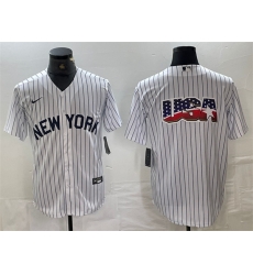 Men New York Yankees Team Big Logo White Cool Base Stitched Baseball Jersey 3 Men New York Yankees Team Big Logo White Cool Base Stitched Baseball Jersey 3