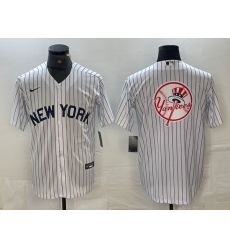Men New York Yankees Team Big Logo White Cool Base Stitched Baseball Jersey2 Men New York Yankees Team Big Logo White Cool Base Stitched Baseball Jersey2