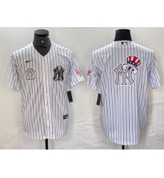 Men New York Yankees White Team Big Logo Cool Base Stitched Baseball Jersey 10 Men New York Yankees White Team Big Logo Cool Base Stitched Baseball Jersey 10