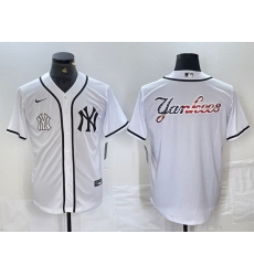 Men New York Yankees White Team Big Logo Cool Base Stitched Baseball Jersey 20 Men New York Yankees White Team Big Logo Cool Base Stitched Baseball Jersey 20