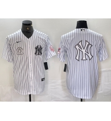Men New York Yankees White Team Big Logo Cool Base Stitched Baseball Jersey 21 Men New York Yankees White Team Big Logo Cool Base Stitched Baseball Jersey 21