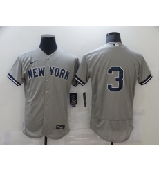 Men Nike New York Yankees 3 Babe Ruth Gray MLB Jersey Men Nike New York Yankees 3 Babe Ruth Gray MLB Jersey